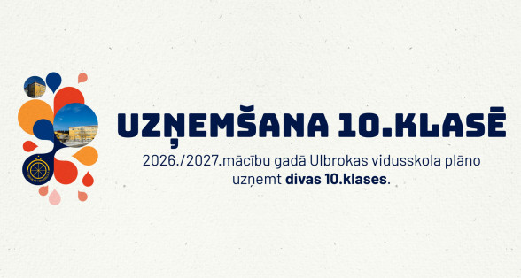 J Par uzņemšanu 10.klasē 2026./2027.mācību gadā
