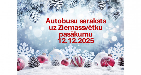 J Autobusu saraksts uz pasākumu 12.12